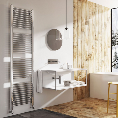 North Carolina 1800x400mm Heated Towel Rail – Chrome