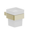 Ellie Toothbrush Tumbler & Holder - Brushed Gold N24