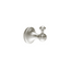 William Traditional Robe Hook - Brushed Nickel