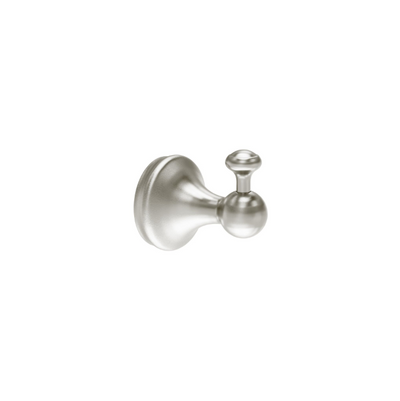 William Traditional Robe Hook - Brushed Nickel