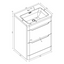 Eon Floor Standing 600mm Vanity Unit in Matt Black