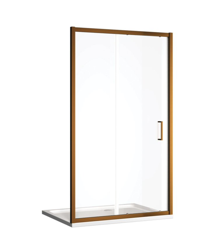 Murphy 1000mm Sliding Shower Door - Brushed Bronze N24