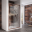 Murphy 1000mm Sliding Shower Door - Brushed Bronze N24