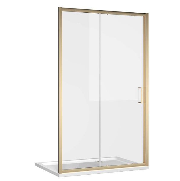 Murphy 1000mm Sliding Shower Door - Brushed Gold