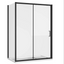 Murphy Black 1300mm Sliding Shower Door