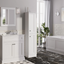 Louise Tall Bathroom Storage Unit in Matt White