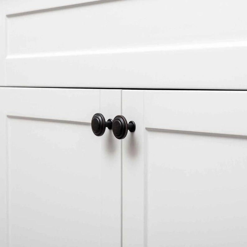 George 810mm Floorstanding Traditional Vanity Unit in Matt White