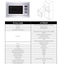 Prima BUILT-IN STAINLESS STEEL FRAMED MICROWAVE AND GRILL LCTM25F