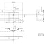 610mm Floor Standing 2 Door Basin Unit & Basin - Matt Deep Blue