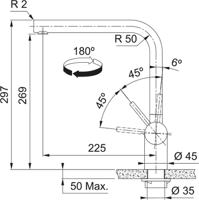 Franke Atlas Neo Stainless Steel 115.0547.856