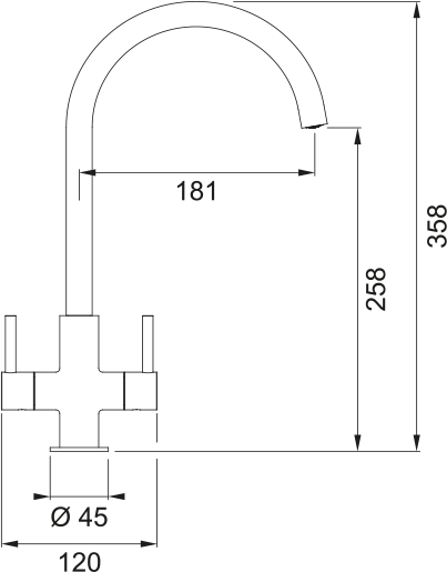 Franke Hestia J-Spout SilkSteel 115.0635.794
