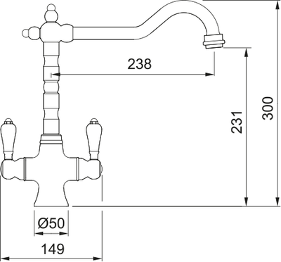 Franke Cotswold Brass 115.0689.617