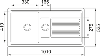 Carron Phoenix SIENNA 150 REV Ceramic White