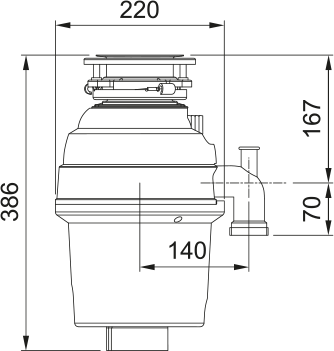 Carron Phoenix CARRONADE ELITE CE‑75 Waste Disposal