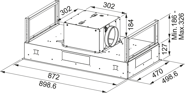 Franke Mythos White Ceiling FCMY 90 C WHP A KL 350.0731.515