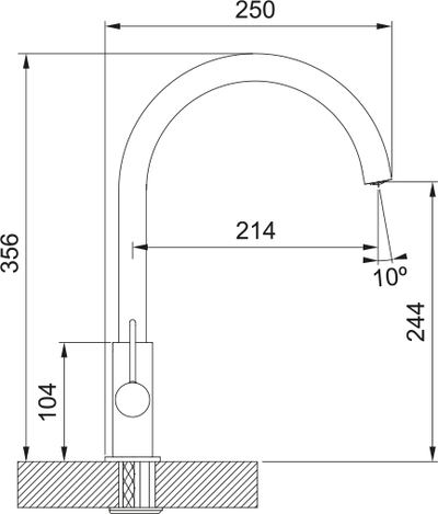 Carron Phoenix Rosolina J Spout 2HM LP – Chrome