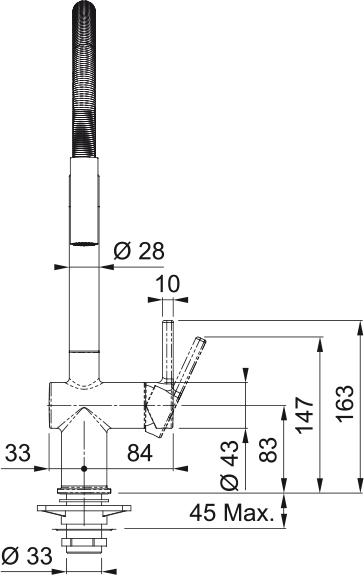 Franke Active Semi-Pro Kitchen Tap – Chrome (115.0653.424)