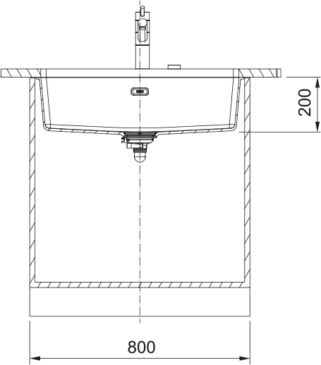 Franke Maris MRG 110-72 Stone Grey 125.0688.509