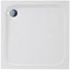 45mm Low Profile  Square Tray & Waste - White All Sizes