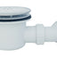 45mm Low Profile  Square Tray & Waste - White All Sizes