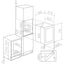 Elica Veritas BI36 B/I 60cm Wine Cabinet - Black Gloss
