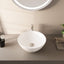 VitrA Options 430x430mm 0TH Basin w/Overflow - White VTPB0002