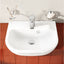 VitrA S20 450x350mm 1TH Semi Recessed Basin - White VTPB1026