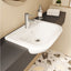 VitrA S20 550x445mm Semi Recessed Basin - White VTPB1072