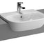 VitrA Zentrum 495x425mm 1TH Semi Recessed Basin - White VTPB1022
