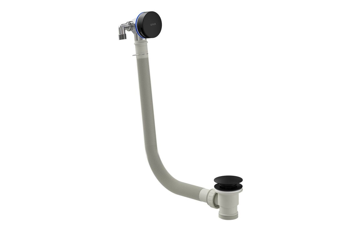 VitrA Round Bath Filler Waste Black
