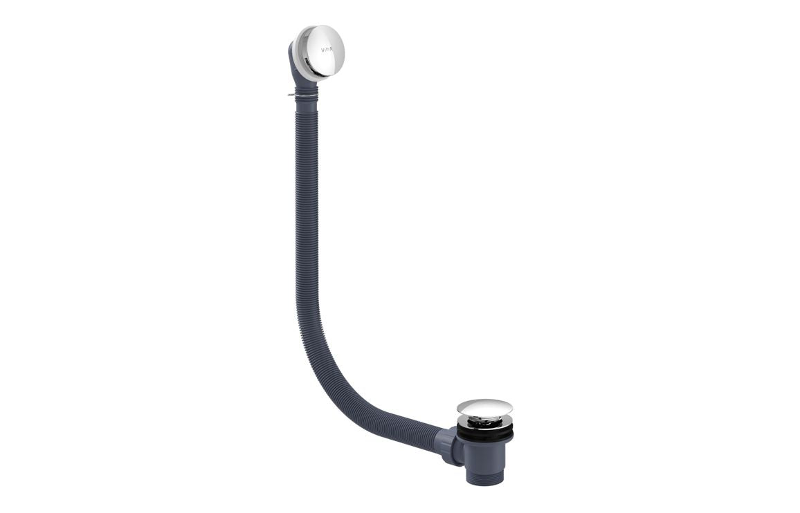 VitrA Round Bath Waste Chrome