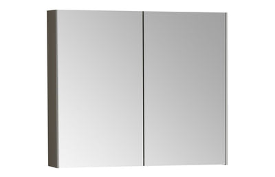 VitrA 820x695mm Mirrored Cabinet - Brushed Chrome VTFT0172