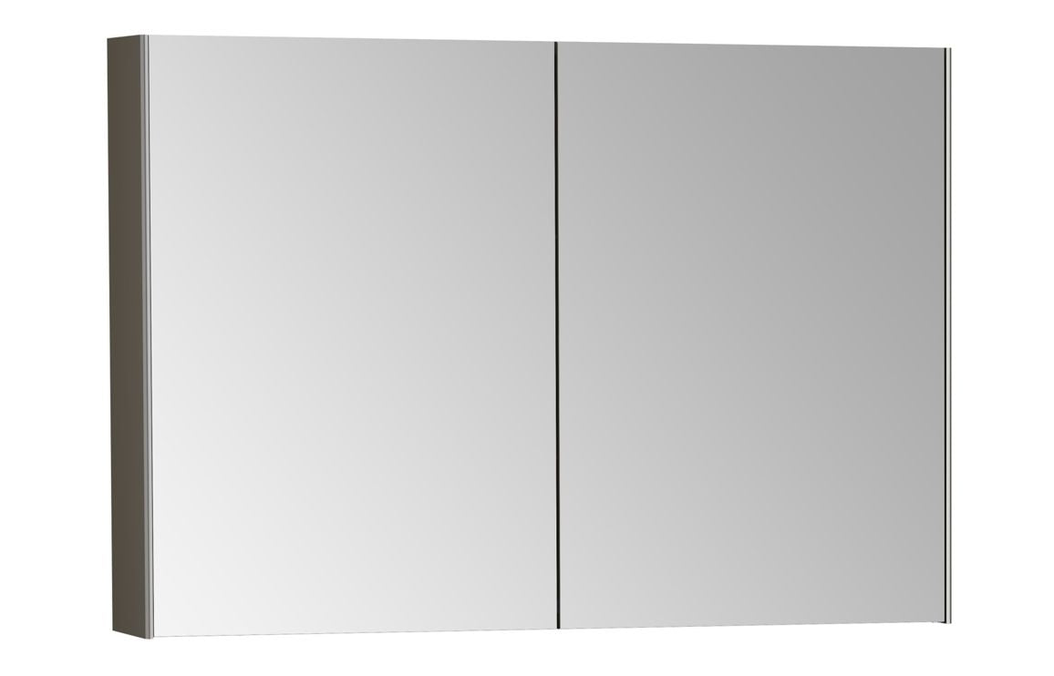 VitrA 1020x695mm Mirrored Cabinet - Brushed Chrome VTFT0150