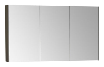 VitrA 1220x695mm Mirrored Cabinet - Brushed Chrome VTMS0002