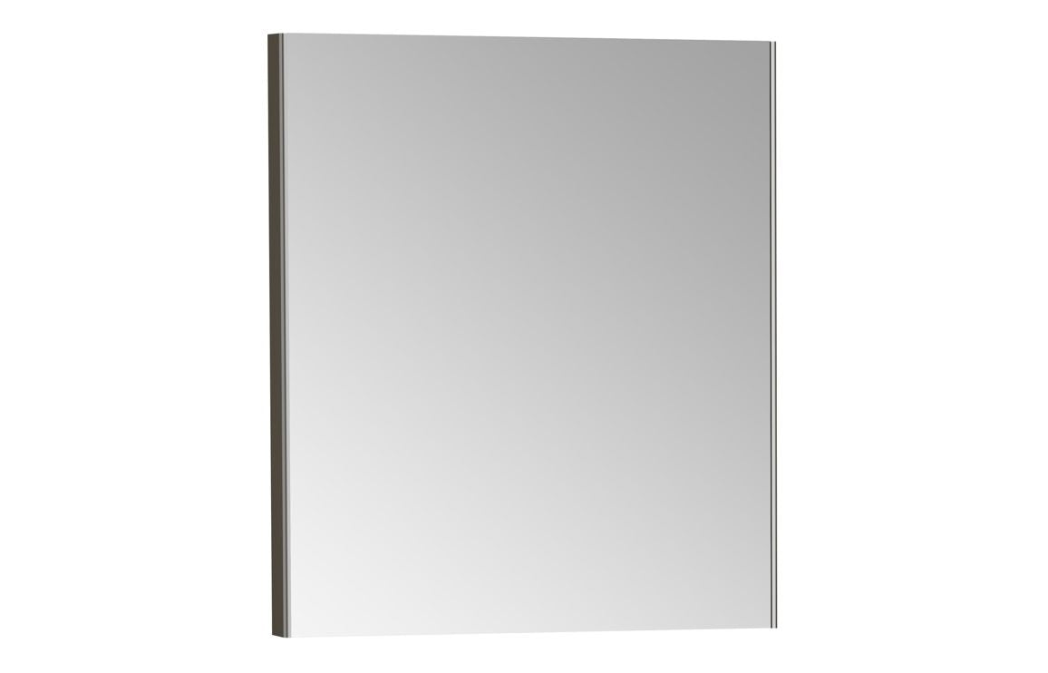 VitrA 620x695mm Rectangular Mirror - Brushed Chrome VTMS0018