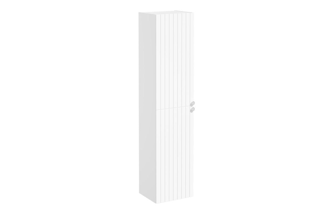 VitrA Root Groove 40cm 2 Door Tall Unit (LH Hinge) - Matt White  VTFT1550