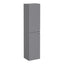 VitrA Root Groove 40cm 2 Door Tall Unit (LH Hinge) - Matt Grey VTFT2364