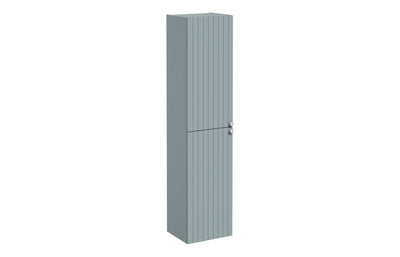 VitrA Root Groove 40cm 2 Door Tall Unit (LH Hinge) - Matt Fjord Green  VTFT2346