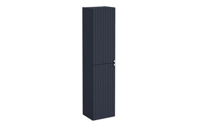 VitrA Root Groove 40cm 2 Door Tall Unit (LH Hinge) - Matt Dark Blue VTFT2374