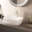 VitrA Shift 545x375mm 0TH Basin (No Overflow) - White VTPB0022