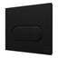 VitrA Loop Round Flush Plate - Matt Black VTAC0230