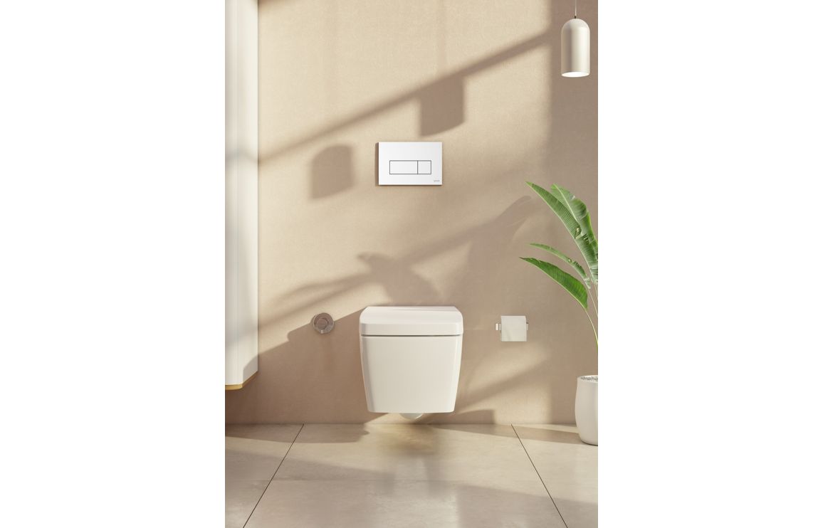 VitrA Loop Square Flush Plate - Gloss White  VTAC0284