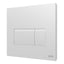 VitrA Loop Square Flush Plate - Gloss White  VTAC0284