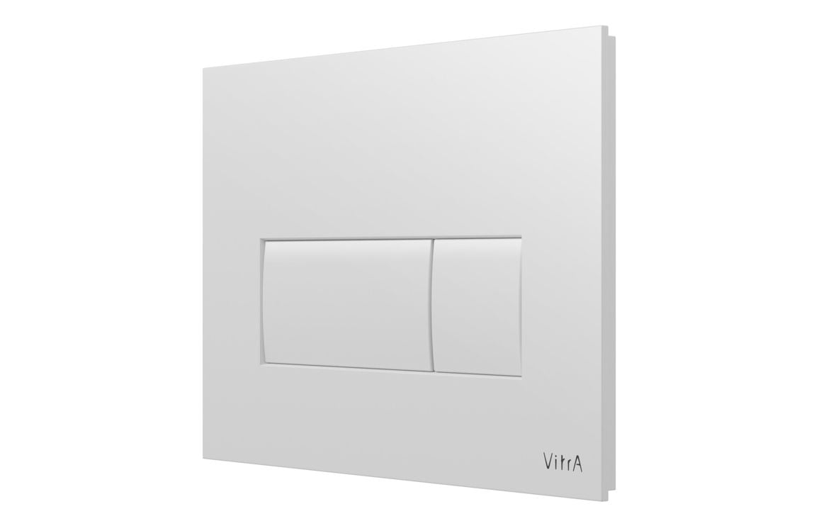 VitrA Loop Square Flush Plate - Gloss White  VTAC0284