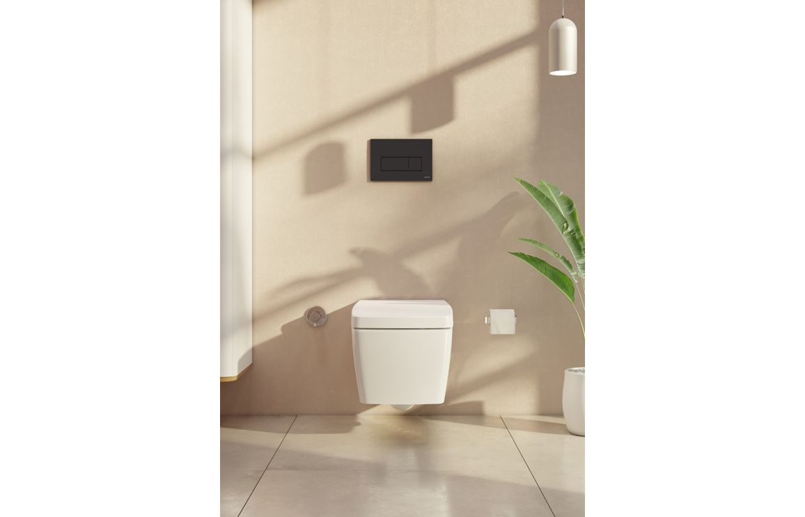 VitrA Loop Square Flush Plate - Matt Black VTAC0286