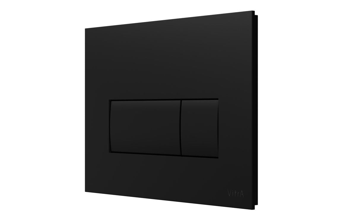 VitrA Loop Square Flush Plate - Matt Black VTAC0286