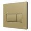 VitrA Loop Square Flush Plate - Gloss Gold  VTAC0264