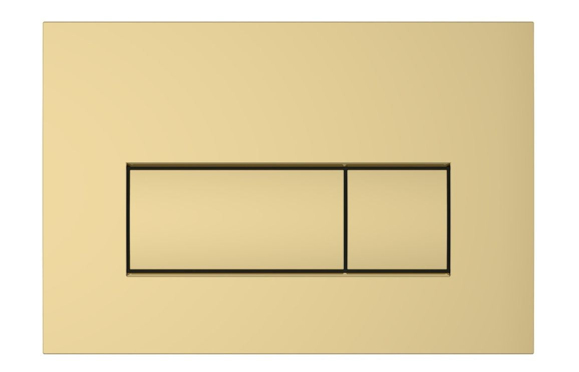 VitrA Loop Square Flush Plate - Gloss Gold  VTAC0264
