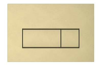 VitrA Loop Square Flush Plate - Brushed Gold VTAC0270