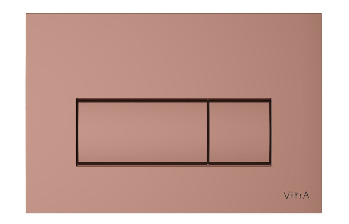 VitrA Loop Square Flush Plate - Soft Copper VTAC0266